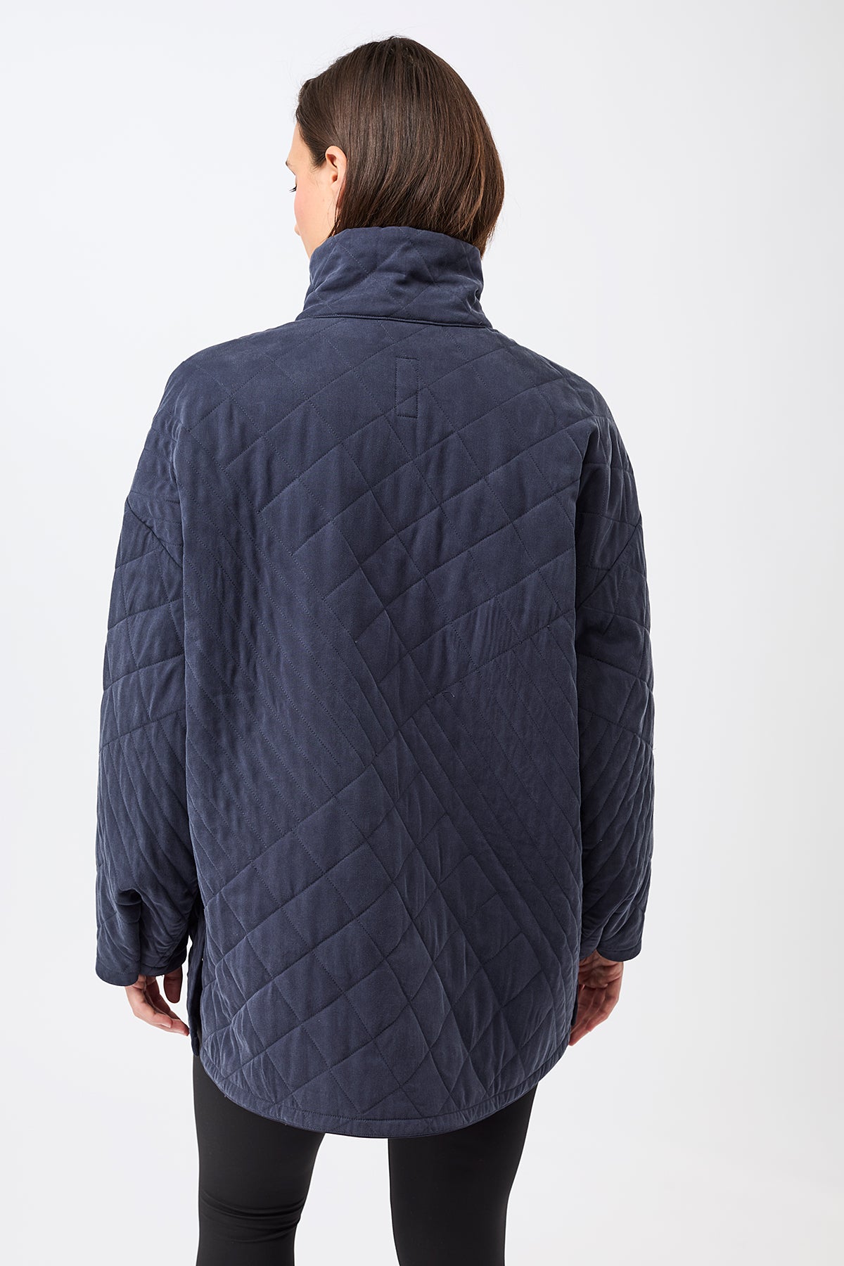 langerchen-gesteppte-jacke-aus-tencel-mit-stehkragen-navy image 3