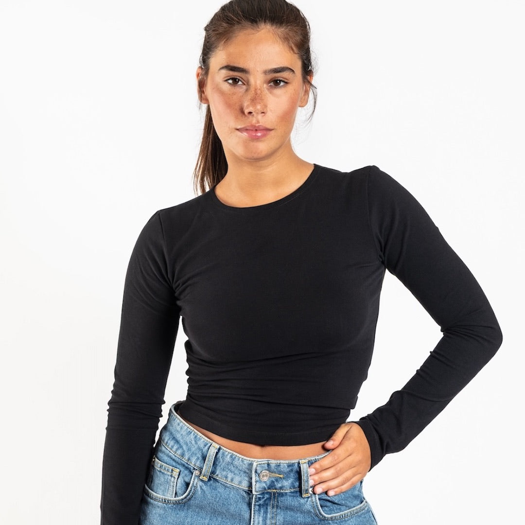 or-basics-snug-longsleeve-bio-baumwolle-schwarz image 3