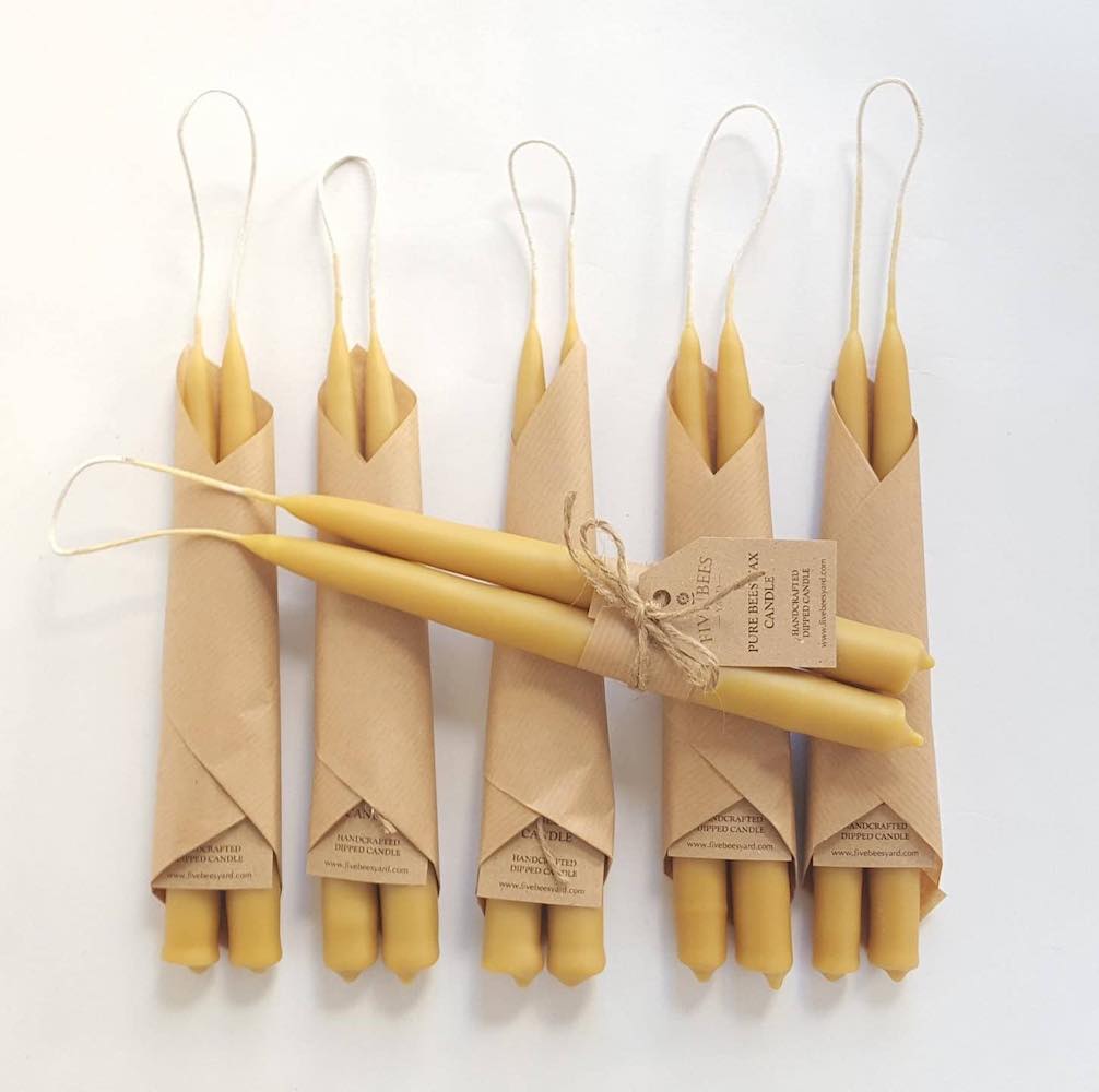 or-basics-stabkerzen-aus-bienenwachs-set-aus-4 image 1