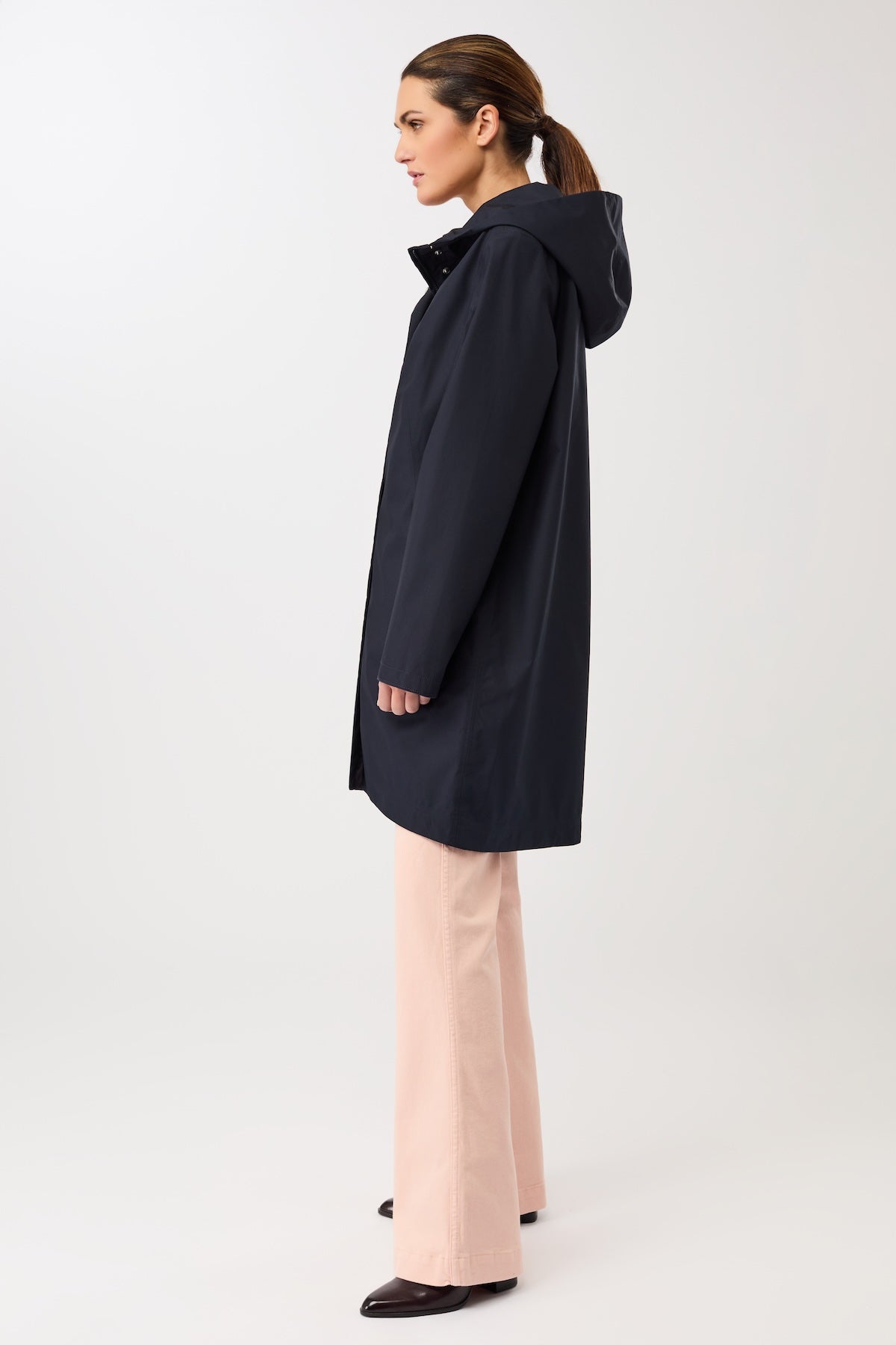 langerchen-schmaler-regenparka-mit-verdecktem-reissverschluss-navy image 2