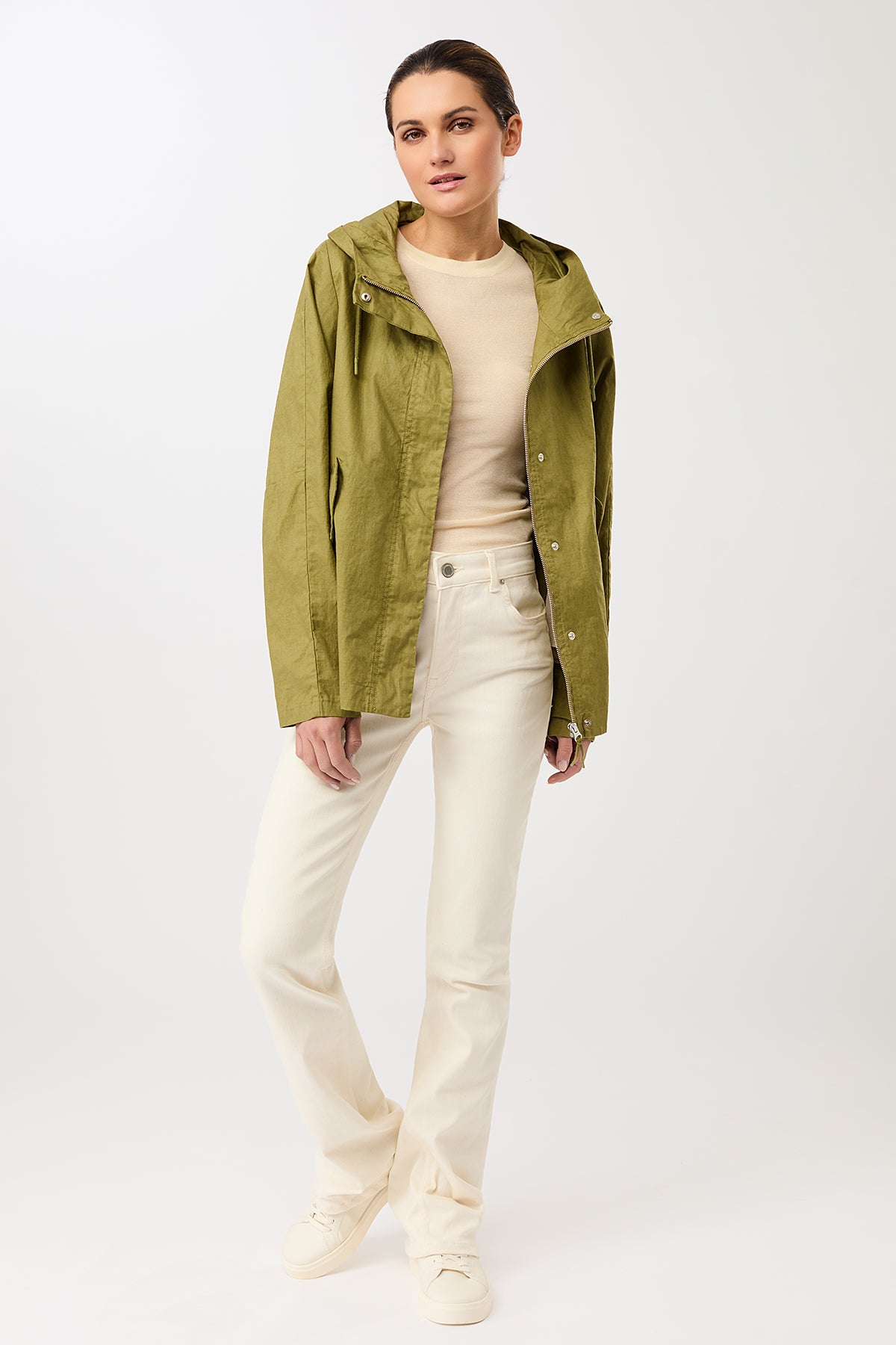 langerchen-outdoorjacke-aus-beschichtetem-leinen-green-olive image 6