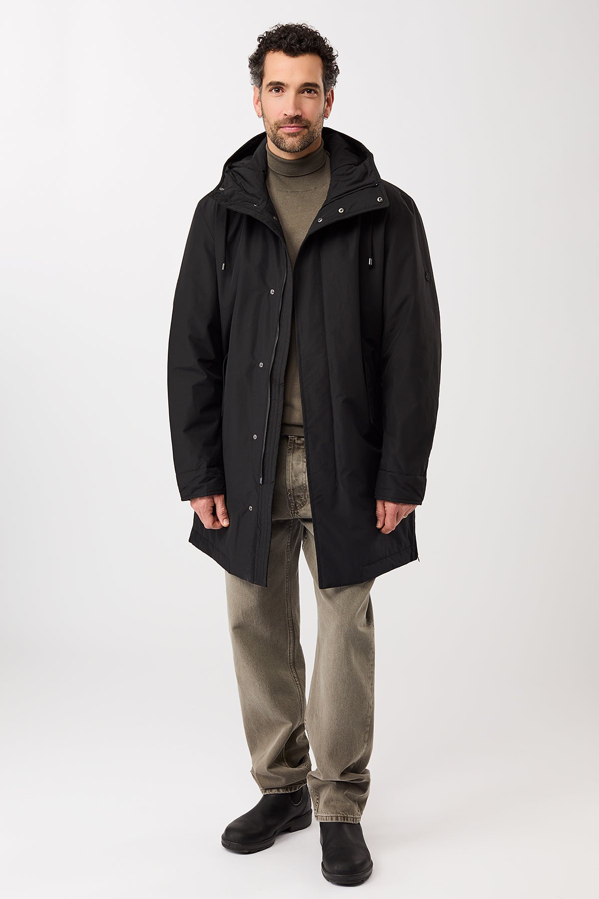 langerchen-langer-parka-black-wattiert-mit-funktion-cotton-nylon image 5