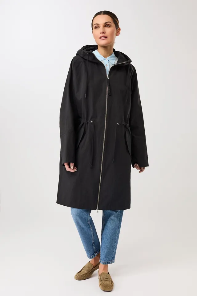 langerchen-langer-parka-black-mit-seitlichen-druckkn-pfen-und-rmelaufschlag image 1