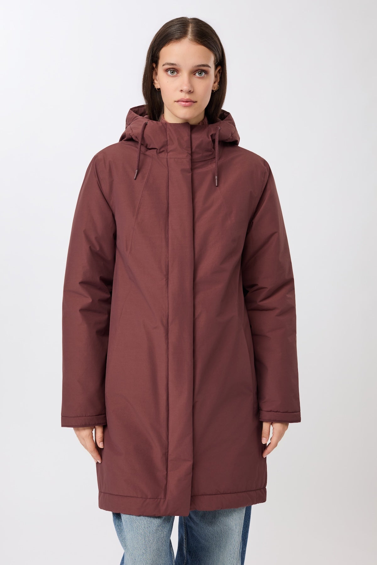 langerchen-wattierter-parka-leicht-tailliert-burgundy image 1