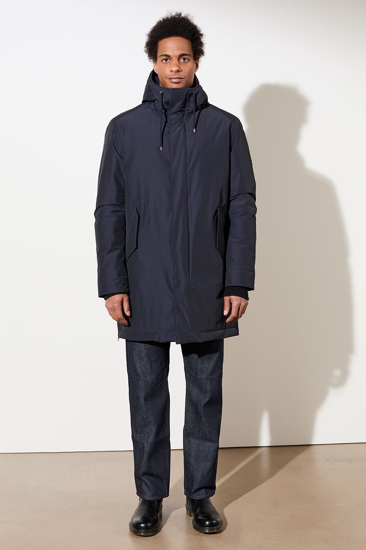 langerchen-cn08-langer-parka-wattiert-mit-funktion-navy-blau image 1