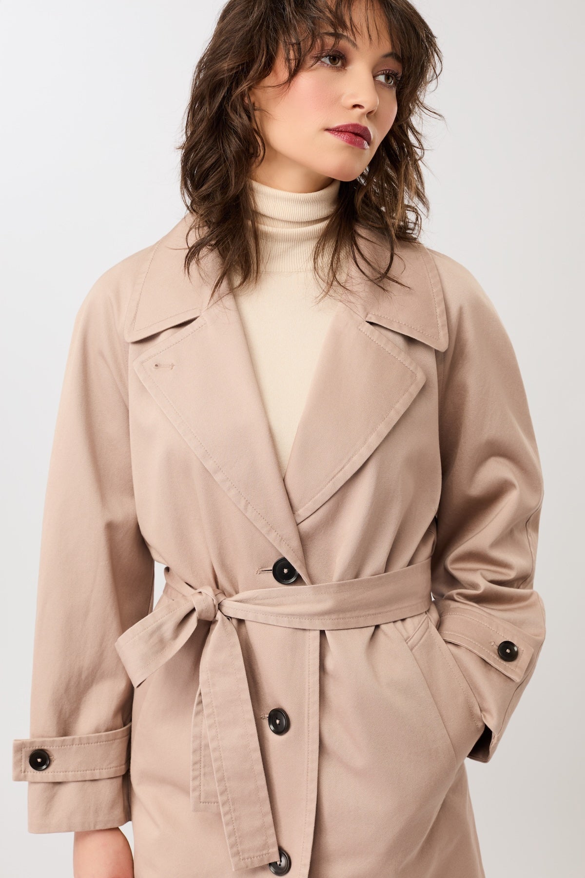 langerchen-klassischer-trenchcoat-aus-bio-baumwolle-blush image 2