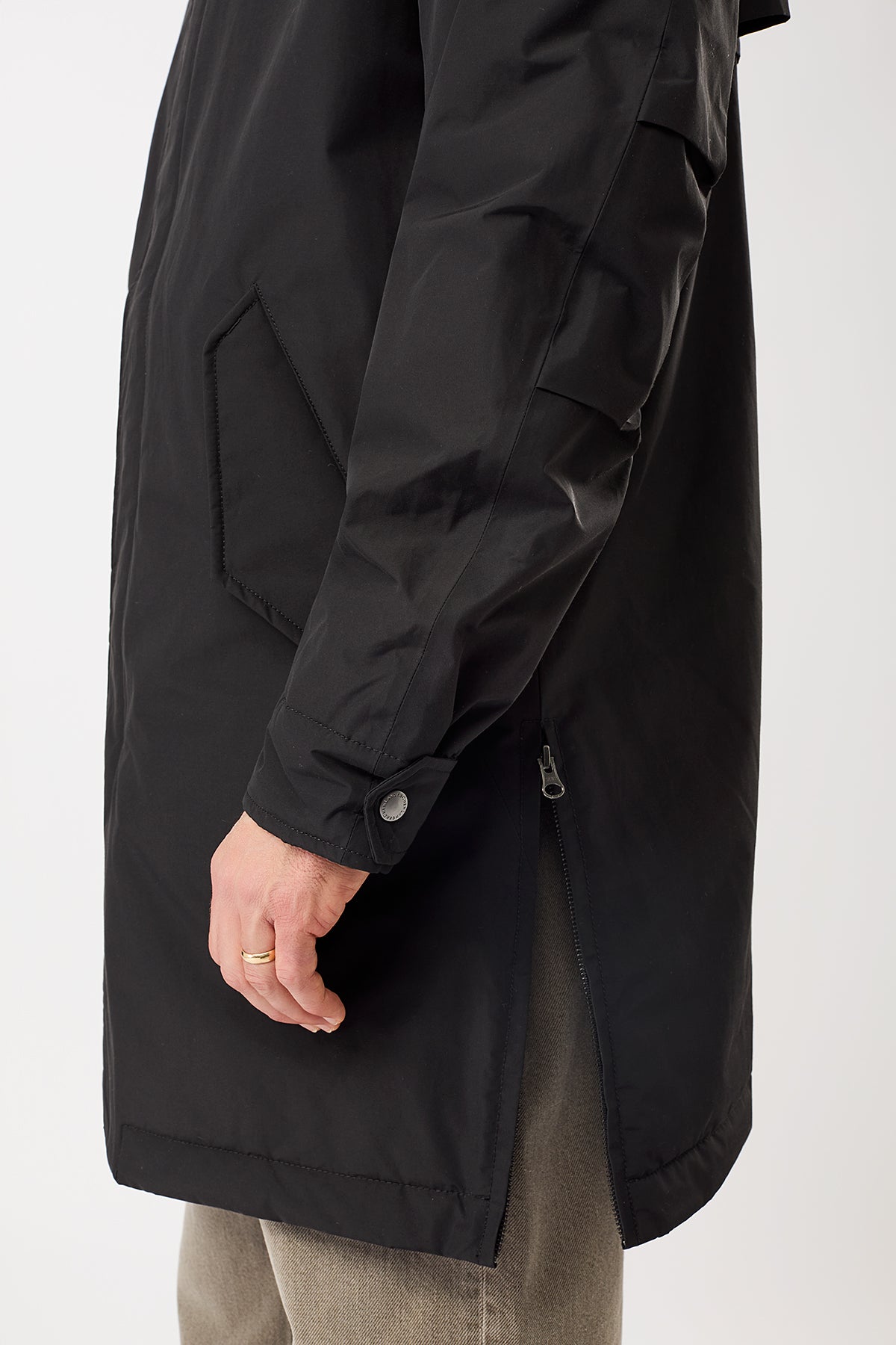 langerchen-langer-parka-black-wattiert-mit-funktion-cotton-nylon image 3