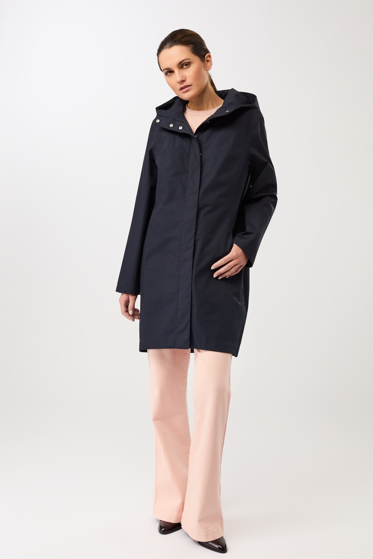 langerchen-schmaler-regenparka-mit-verdecktem-reissverschluss-navy image 4