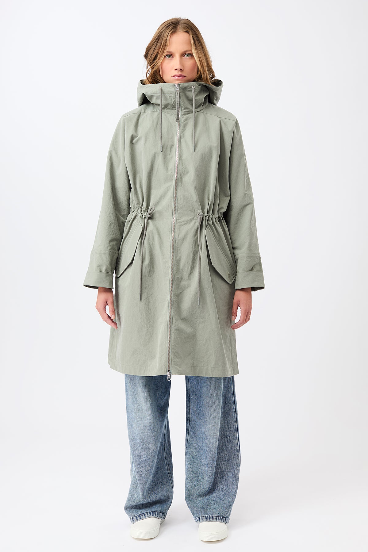 langerchen-langer-parka-mit-druckkn-pfen-shadow-baumwolle image 1