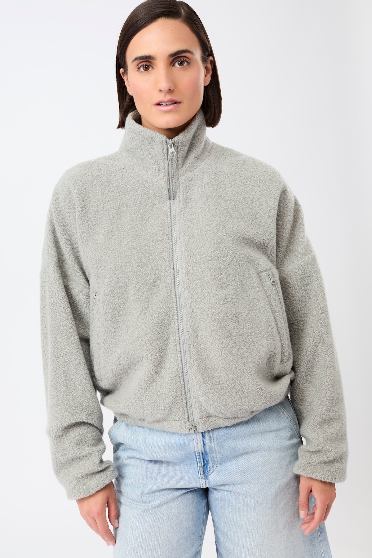 langerchen-blousonjacke-mit-stehkragen-silver image 1