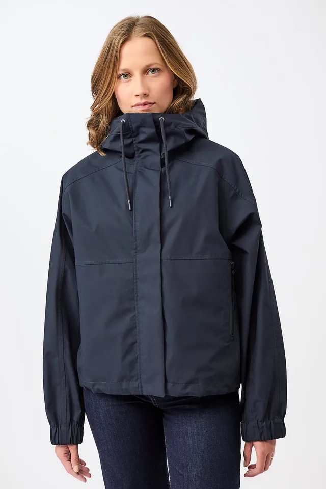 langerchen-kurze-regenjacke-mit-rei-verschlusstasche-navy image 1